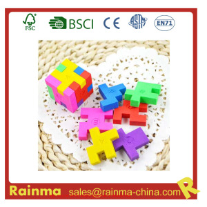 3D Puzzle Makeup Eraser for Children